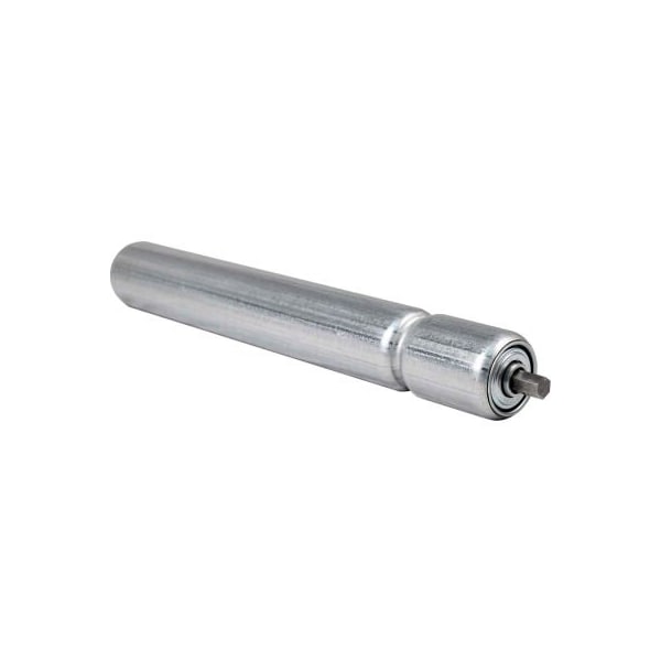 Omni Metalcraft 1.9" Dia. x 16 Ga. Galvanized Single Grooved Roller for 31" O.A.W. Omni Conveyors 37824-31-GP - main